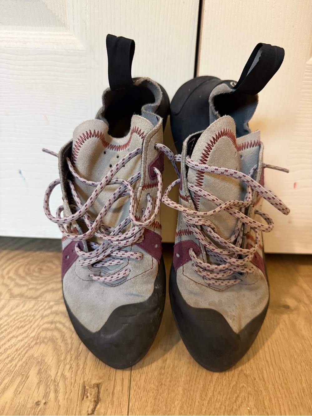 SCARPA Rock Climbing Caving Shoes HELIX EU 39.5 Women's US 8 Suede Italy